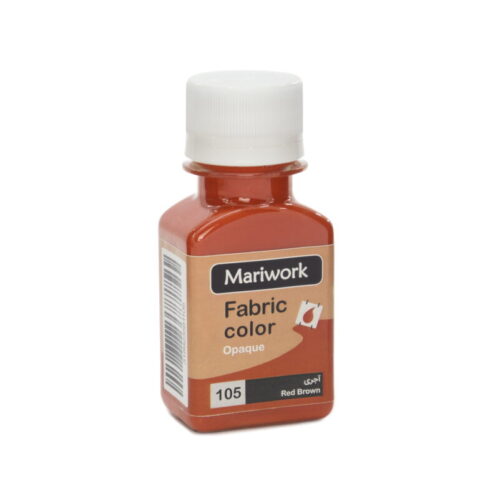 تصویر رنگ پارچه آجری ماری ورک redbrown mariwork color code 105 Image