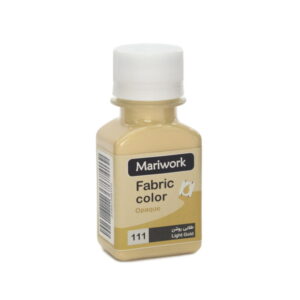 تصویر رنگ پارچه طلایی روشن ماری ورک lightgold mariwork color code 111_60ml Image