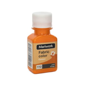 تصویر رنگ پارچه نارنجی ماری ورک orange mariwork color code 112_60ml Image