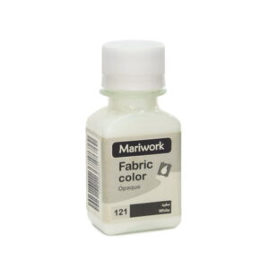 تصویر رنگ پارچه سفید ماری ورک White mariwork color code 121_60ml Image